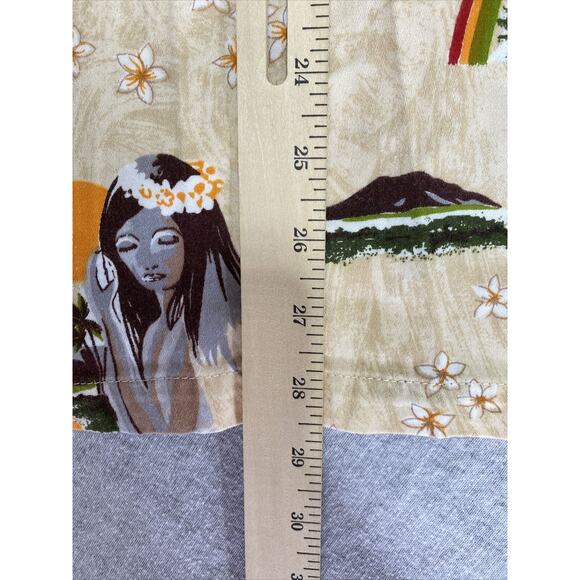Towncraft Shirt Mens Extra Large Aloha Hawaiian Island Hula Surf Tiki VINTAGE - Picture 5 of 6